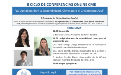 Jornada CME – «La digitalización y la sostenibilidad, claves para el crecimiento azul»